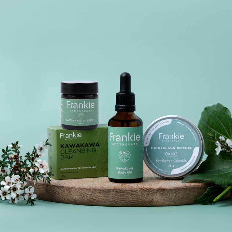 Natural Kawakawa Balm, Skin & Hair Care. NZ Made by Frankie Apothecary